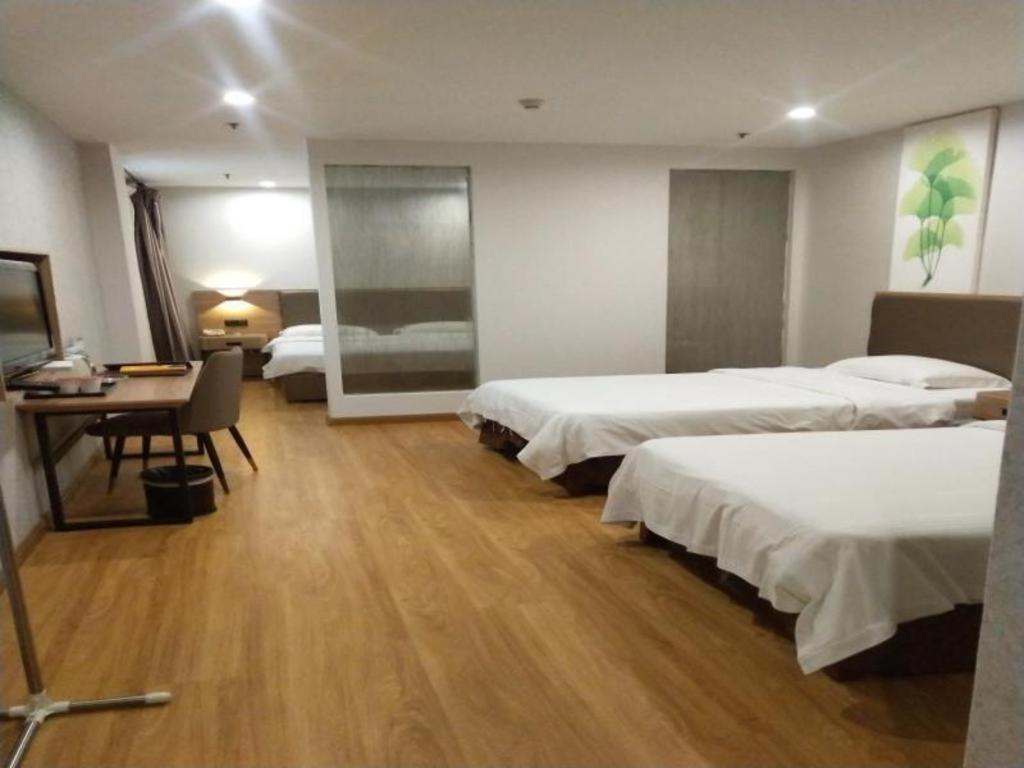 Greentree Inn Jining Yanzhou Jiuzhou Fangyuan Business Hotel Kültér fotó