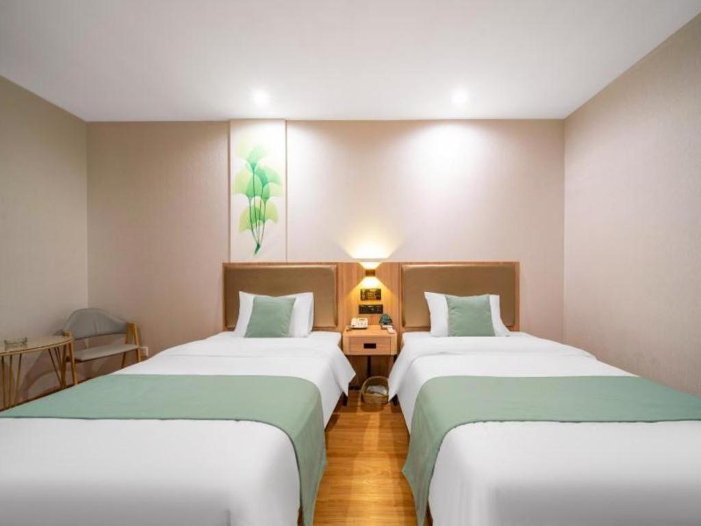 Greentree Inn Jining Yanzhou Jiuzhou Fangyuan Business Hotel Kültér fotó