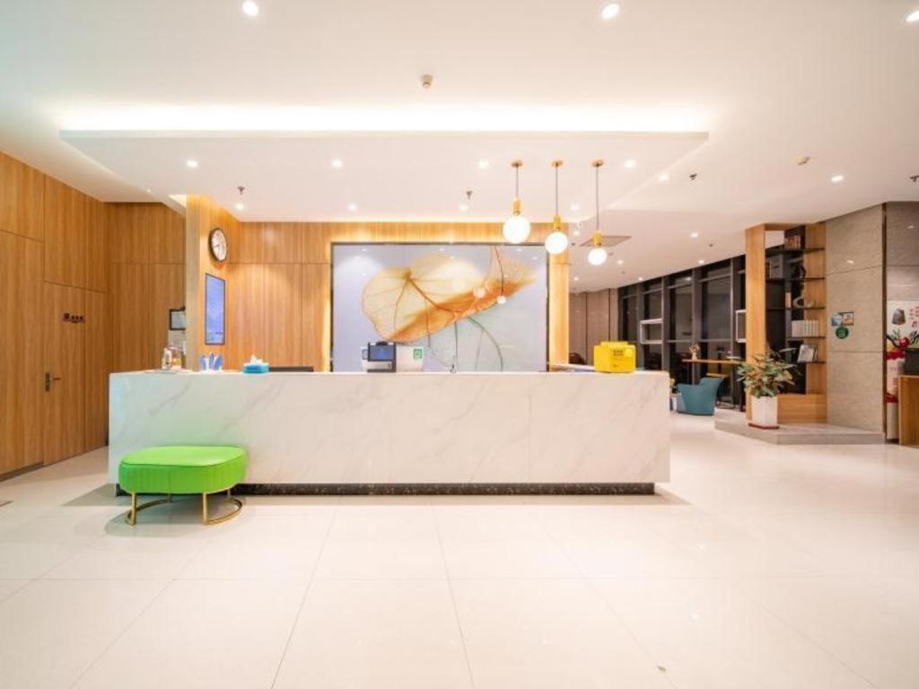 Greentree Inn Jining Yanzhou Jiuzhou Fangyuan Business Hotel Kültér fotó